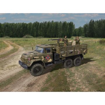 ICM 1:35 ZіL-131 with DShKMd Crew Armed Forces of Ukraine Plastic Model Kit