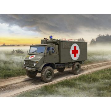 ICM 1:35 Unimog S 404 German Military Ambulance Plastic Model Kit
