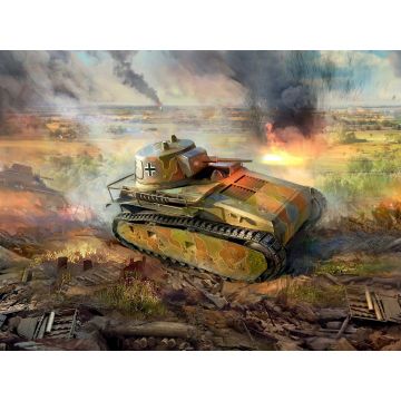 ICM 1:35 Leichttraktor Rheinmetall 1930 German Tank Plastic Model Kit