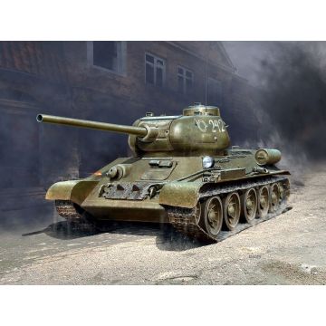 ICM 1:35 Т-34-85 WWII Soviet Medium Tank Plastic Model Kit