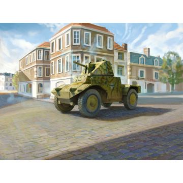 ICM 1:35 Panzerspähwagen P 204 (f) with CDM Turret WWII German Armoured Vehicle Plastic Model Kit