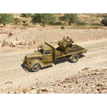 ICM 1:35 G917T Truppenluftschutzwagen Flak 38 Anti-Aircraft Truck Plastic Model Kit