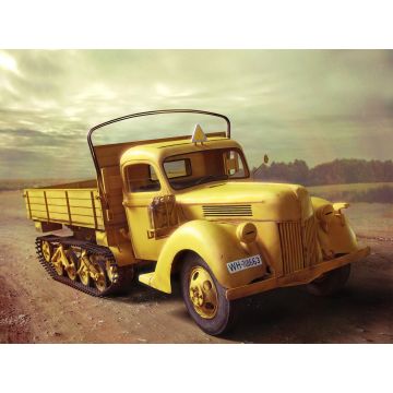 ICM 1:35 V3000S/SS M (Sd.Kfz.3b) Maultier WWII German Semi-Tracked Truck Plastic Model Kit