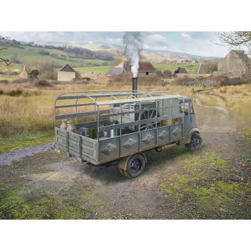 ICM 1:35 AHN 'Gulaschkanone' WWII German Mobile Field Kitchen Plastic Model Kit