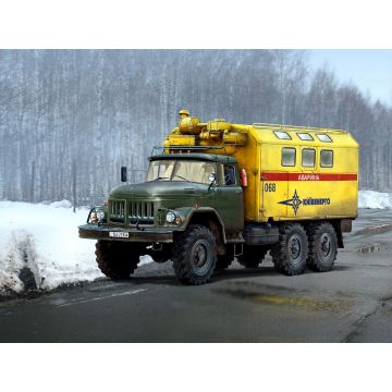ICM 1:35 ZiL-131 Emergency Truck Soviet Vehicle Plastic Model Kit