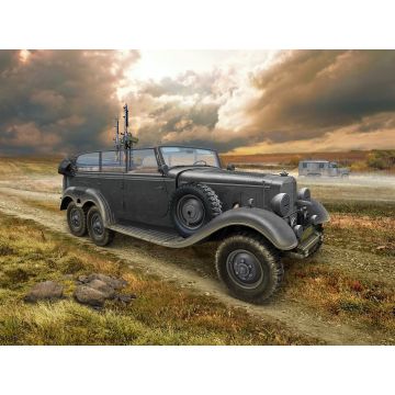 ICM 1:35 G4 with Armament WWII German Car Plastic Model Kit