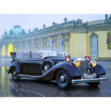 ICM 1:35 Typ 770K (W150) Tourenwagen WWII German Leaders' Car Plastic Model Kit