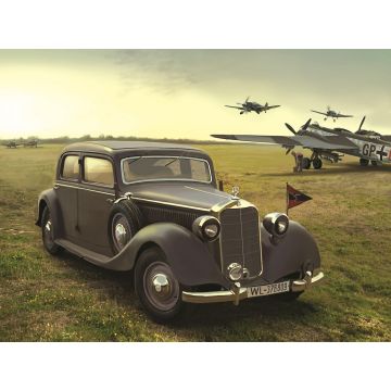 ICM 1:35 Typ 320 (W142) Saloon WWII German Staff Car Plastic Model Kit