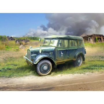 ICM 1:35 le.gl.Einheitz-Pkw Kfz.1 Soft Top WWII German Light Personnel Car Plastic Model Kit