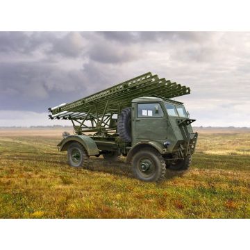 ICM 1:35 BM-13-16 on W.O.T. 8 Chassis WWII Soviet MLRS Plastic Model Kit