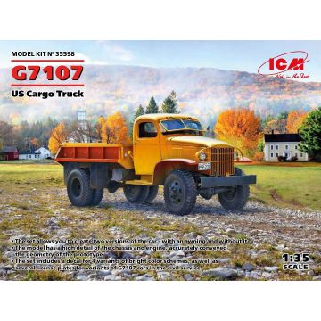 ICM 1:35 G7107 U.S. Cargo Truck Plastic Model Kit