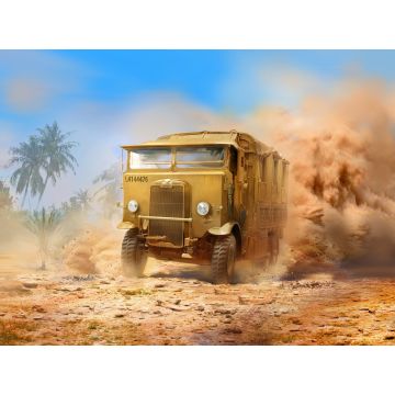 ICM 1:35 Monty's Mobile Office Caravan Plastic Model Kit