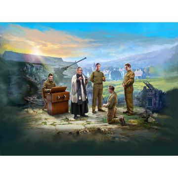 ICM 1:35 "You Are Important To God" Prayer Before Battle with 5 Figures Plastic Model Kit