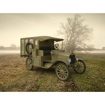 ICM 1:35 Model T 1917 Ambulance WWI American Car Plastic Model Kit