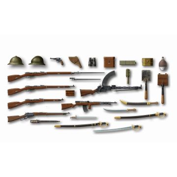 ICM 1:35 WWI Russian Infantry Weapon & Equipment Plastic Model Kit