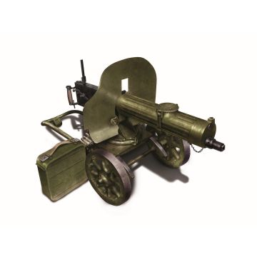 ICM 1:35 Soviet Maxim Machine Gun (1941) Plastic Model Kit
