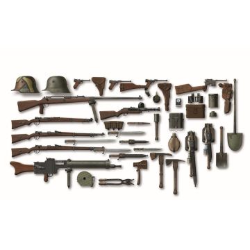 ICM 1:35 WWI German Infantry Weapon & Equipment Plastic Model Kit