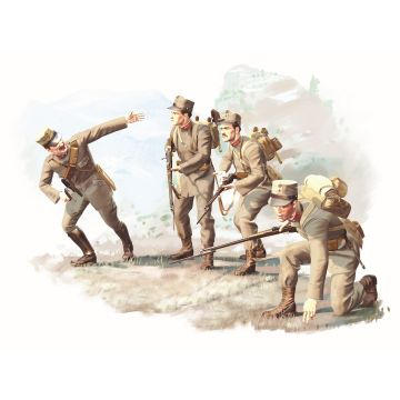 ICM 1:35 Italian Infantry (1915) 4 Figures Plastic Model Kit
