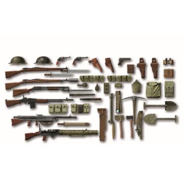 ICM 1:35 WWI U.S. Infantry Weapon & Equipment Plastic Model Kit