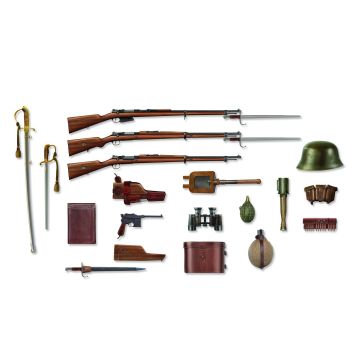 ICM 1:35 WWI Turkish Infantry Weapons & Equipment Plastic Model Kit