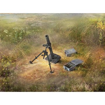 ICM 1:35 s.Gr.W.34 WWII German Mortar Plastic Model Kit