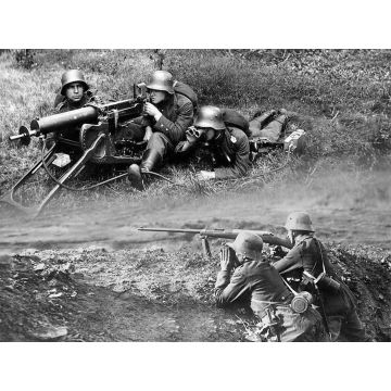 ICM 1:35 ‘Panzerabwehr 1918’ German WWI Soldiers (4 Figures) Plastic Model Kit