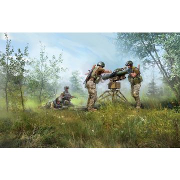 ICM 1:35 ATGM ‘Stugna-P’ with 4 Ukrainian Crew Figures Plastic Model Kit