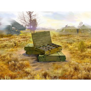 ICM 1:35 RS-132 Ammunition Boxes Plastic Model Kit