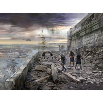 ICM 1:35 Chernobyl #3 Rubble Cleaners (5 Figures) Plastic Model Kit