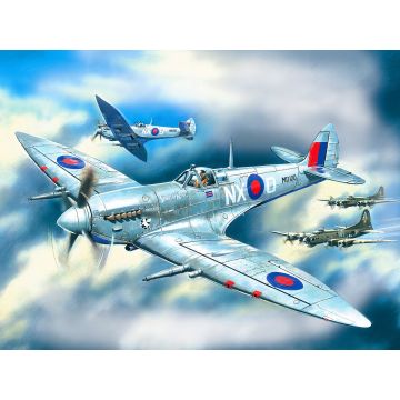 ICM 1:48 Spitfire Mk.VII WWII British Fighter Plane Plastic Model Kit