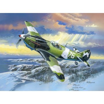 ICM 1:48 LaGG-3 Series 1-4 WWII Soviet Fighter Plane Plastic Model Kit