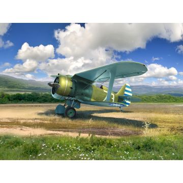 ICM 1:48 I-153 WWII China Guomindang AF Fighter Plane Plastic Model Kit