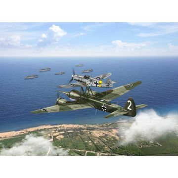 ICM 1:48 Mistel 1 WWII German Composite Aircraft Plastic Model Kit