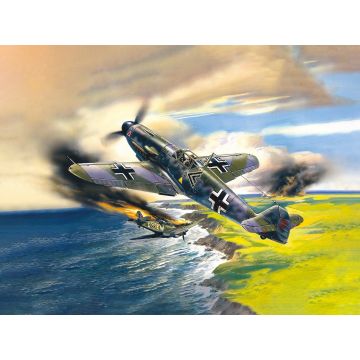ICM 1:48 Messerschmitt Bf 109F-2 WWII German Fighter Plane Plastic Model Kit