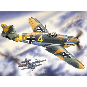 ICM 1:48 Messerschmitt Bf 109F-4 WWII German Fighter Plane Plastic Model Kit