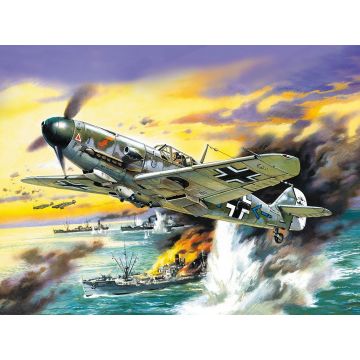 ICM 1:48 Messerschmitt Bf 109F-4/B WWII German Fighter-Bomber Plastic Model Kit