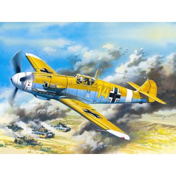 ICM 1:48 Messerschmitt Bf 109F-4Z/Trop WWII German Fighter Plane Plastic Model Kit