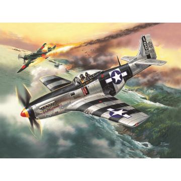 ICM 1:48 Mustang P-51K WWII American Fighter Plane Plastic Model Kit