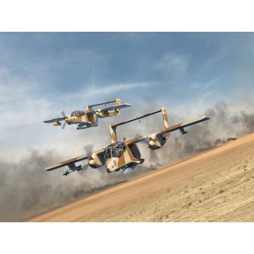 ICM 1:48 Desert Storm U.S. Aircraft OV-10A & OV-10D+ 1991 (Set of 2) Plastic Model Kit