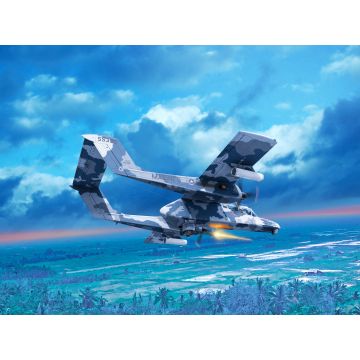 ICM 1:48 Bronco OV-10 NOGS U.S. Attack Aircraft Plastic Model Kit