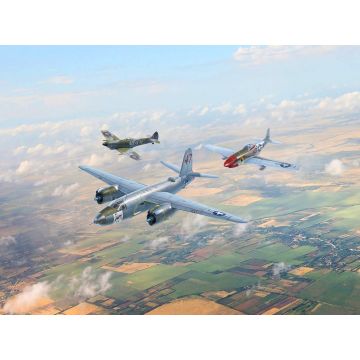 ICM 1:48 Conquerors of Europe's Sky (Set of 3 Aircraft) Plastic Model Kit