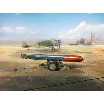 ICM 1:48 WWII British Torpedo Trailer Plastic Model Kit