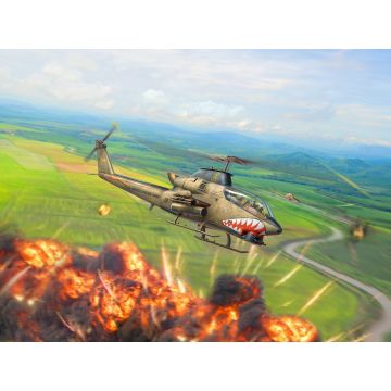 ICM 1:35 AH-1G Cobra (Late Production) U.S. Attack Helicopter Plastic Model Kit