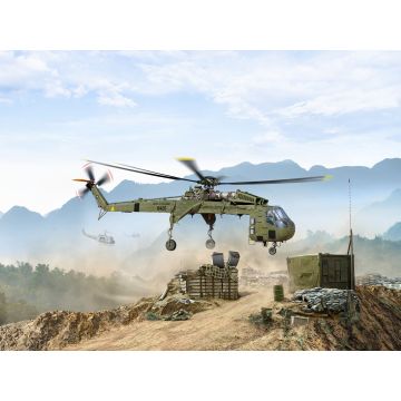 ICM 1:35 Sikorsky CH-54A Tarhe U.S. Heavy Helicopter Plastic Model Kit