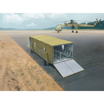 ICM 1:35 Universal Military Pod with M8A1 U.S. Landing Mat Plastic Model Kit