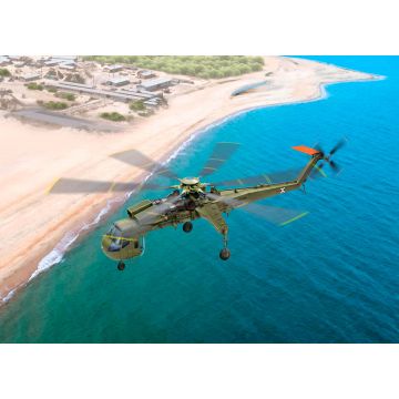 ICM 1:72 Sikorsky CH-54A Tarhe U.S. Heavy Lift Helicopter Plastic Model Kit