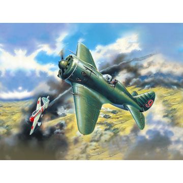 ICM 1:72 I-16 Type 18 WWII Soviet Fighter Plane Plastic Model Kit