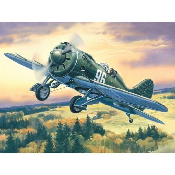 ICM 1:72 I-16 Type 28 WWII Soviet Fighter Plane Plastic Model Kit