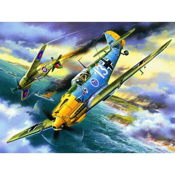 ICM 1:72 Messerschmitt Bf 109E-3 WWII German Fighter Plane Plastic Model Kit