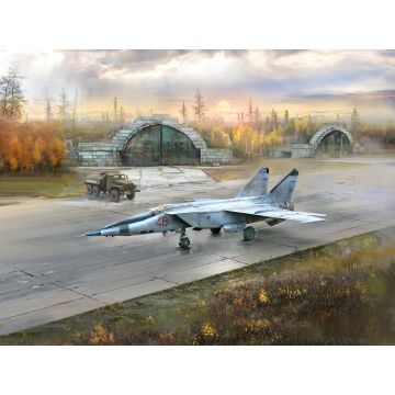 ICM 1:72 MiG-25 RBF Soviet Reconnaissance Plane Plastic Model Kit
